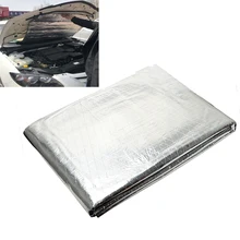 Sound Deadener Car Hood Insulation Mat Thickening Vehicle Engine Firewall Heat Mat Seismic Cushion Atuo Care 140×100 cm