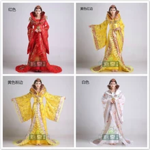 Женская Стойка воротник благородный темперамент шлейф платье королева династии Тан одежда Китайский древний китайский костюм ханфу