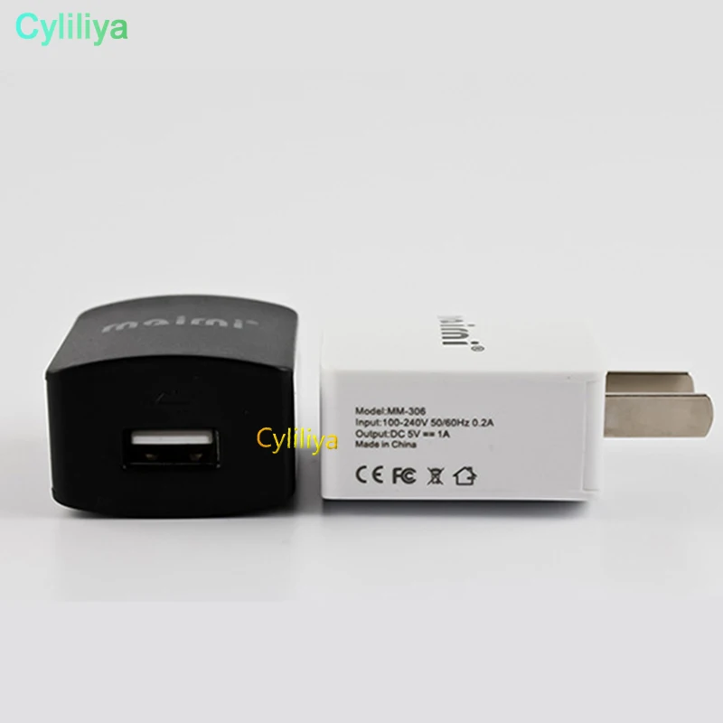 200 шт. Maimi USB Адаптер зарядного устройства для путешествий США штекер полный 1A выход для Iphone samsung USB адаптер