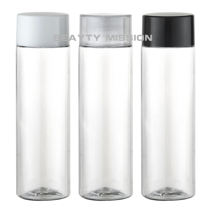 

BEAUTY MISSION 48 Pcs/Lot 100ML Screw Cap Bottle, Empty Plastic Cosmetic Lotion Container With Double Layer Cover