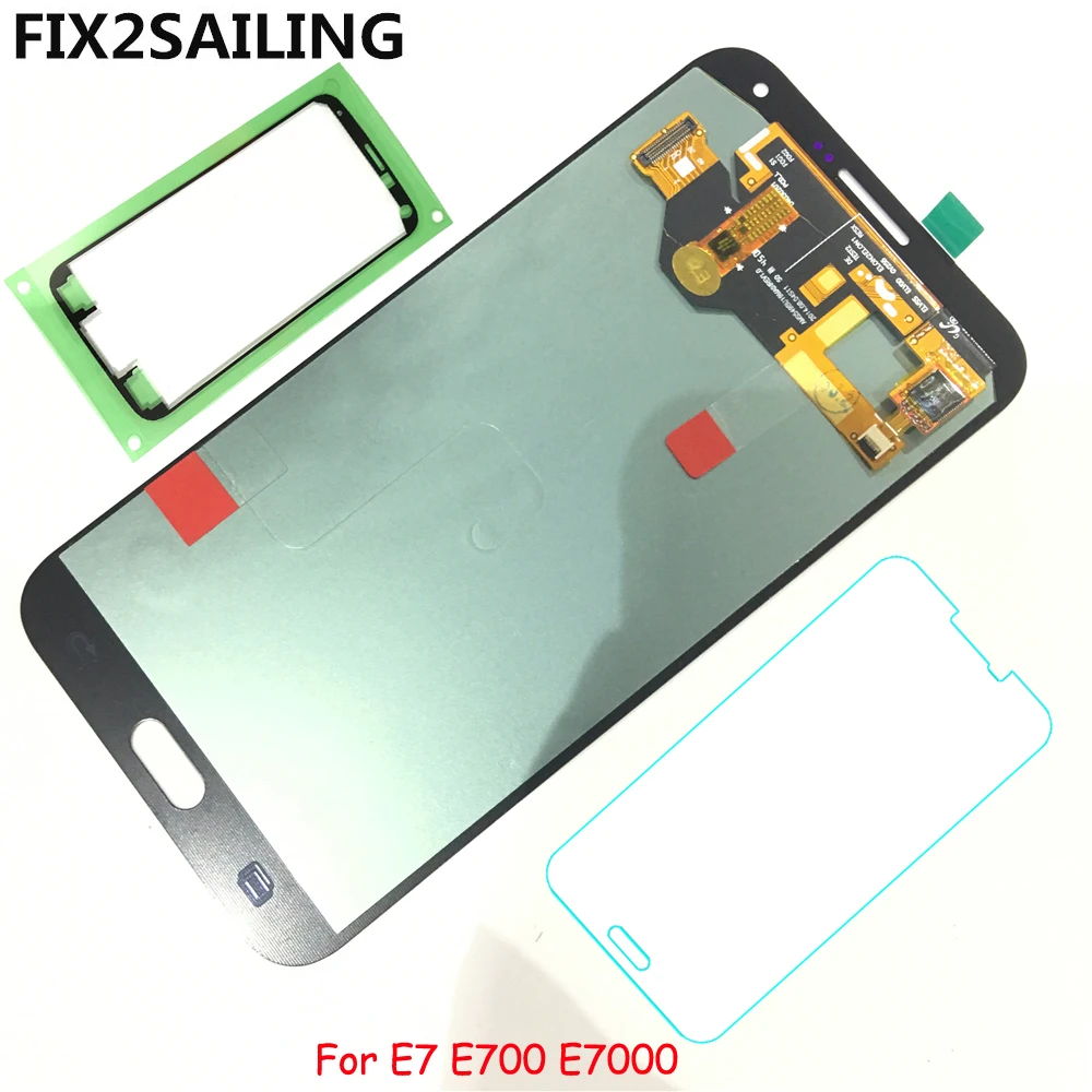 

FIX2SAILING Super AMOLED LCD Display 100% Tested Working Touch Screen Assembly For Samsung Galaxy E7 E700 E7000
