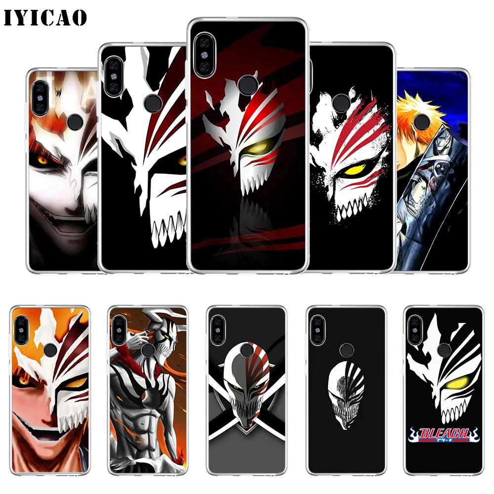 IYICAO BLEACH ichigo маска мягкий силиконовый чехол для телефона Xiaomi Redmi 4A 5A 6A Note 7 6 5 Pro Plus 4X