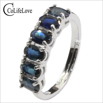 CoLife Jewelry 100% Natural Sapphire Silver Ring 6pcs Dark Blue Sapphire Ring 925 Sterling Sapphire Jewelry Birthday Gift
CoLife Jewelry 100% Natural Sapphire Silver Ring 6pcs Dark Blue Sapphire Ring 925 Sterling Sapphire Jewelry Birthday Gift