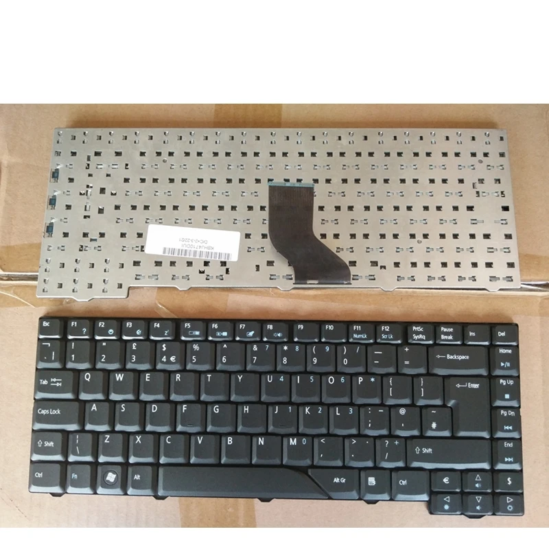 UK Black New English laptop keyboard For Acer 6920G 6935G 4930G TM520