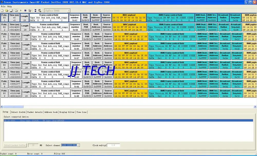 CC1110 253025402511 ZigBee эмулятор SmartRF04EB ccdebugger