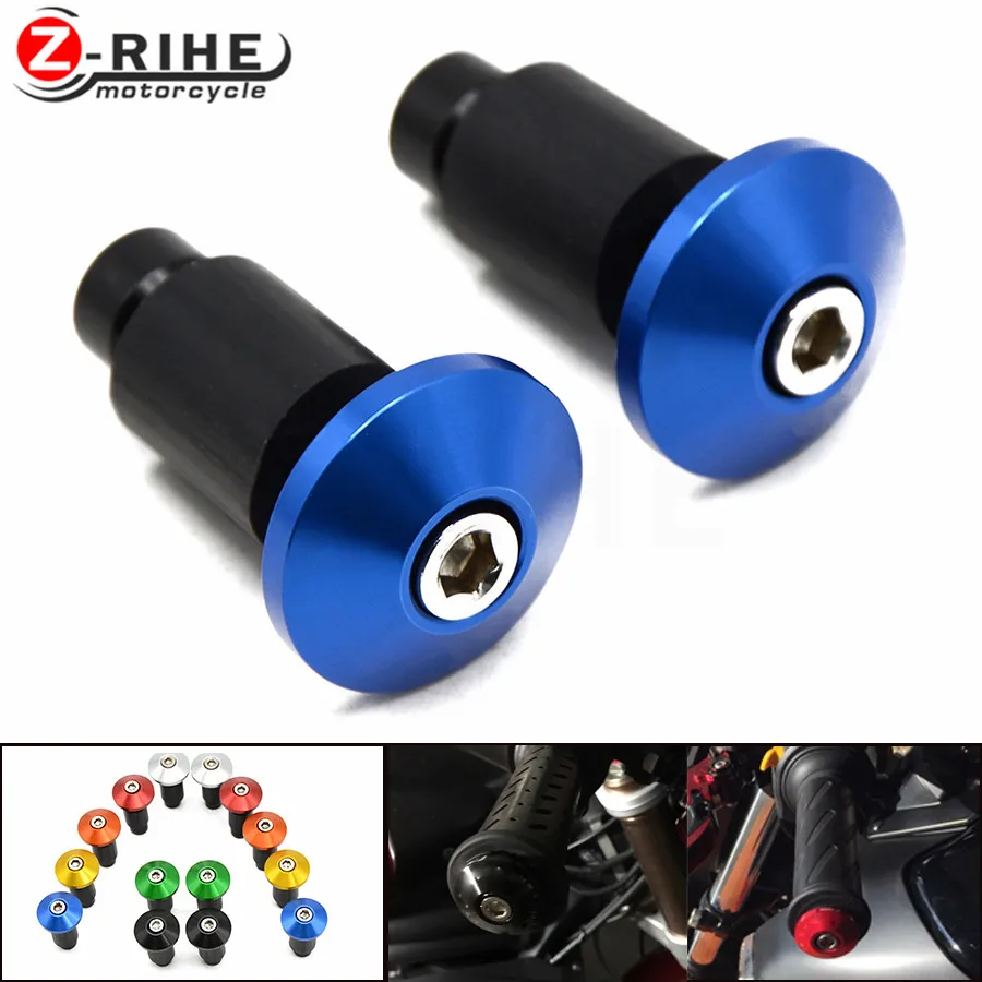 for 7/8" Universal Motorcycle Handlebar CNC Aluminum Motorcycle Part Handle Hand Grips Bars Ends For YAMAHA R1 YZF-R6 YZF-R1M