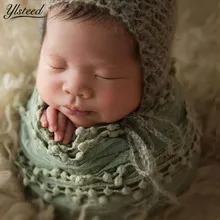 Обертывание новорожденного для фотосъемки, растягивающееся детское кружевное обертывание, реквизит для фотосессии, одеяла для фотосессии, гамак для пеленания
