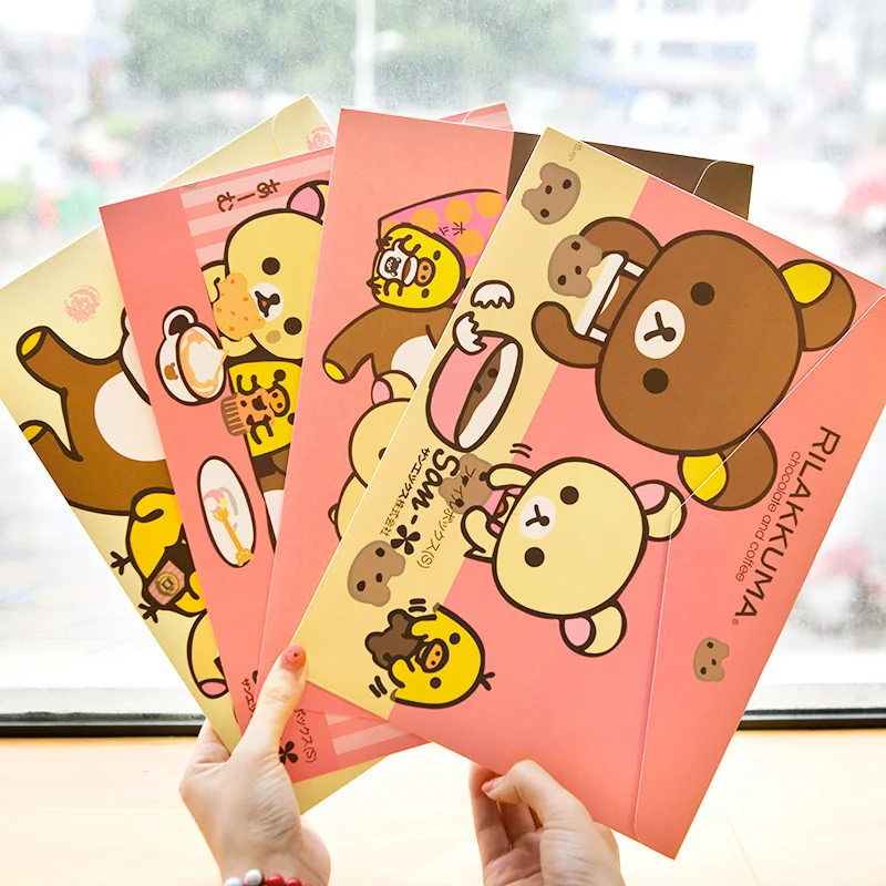 Сердца. Корея канцтовары мультфильм медведь бумажные мешки расслабленным a4 комплекты