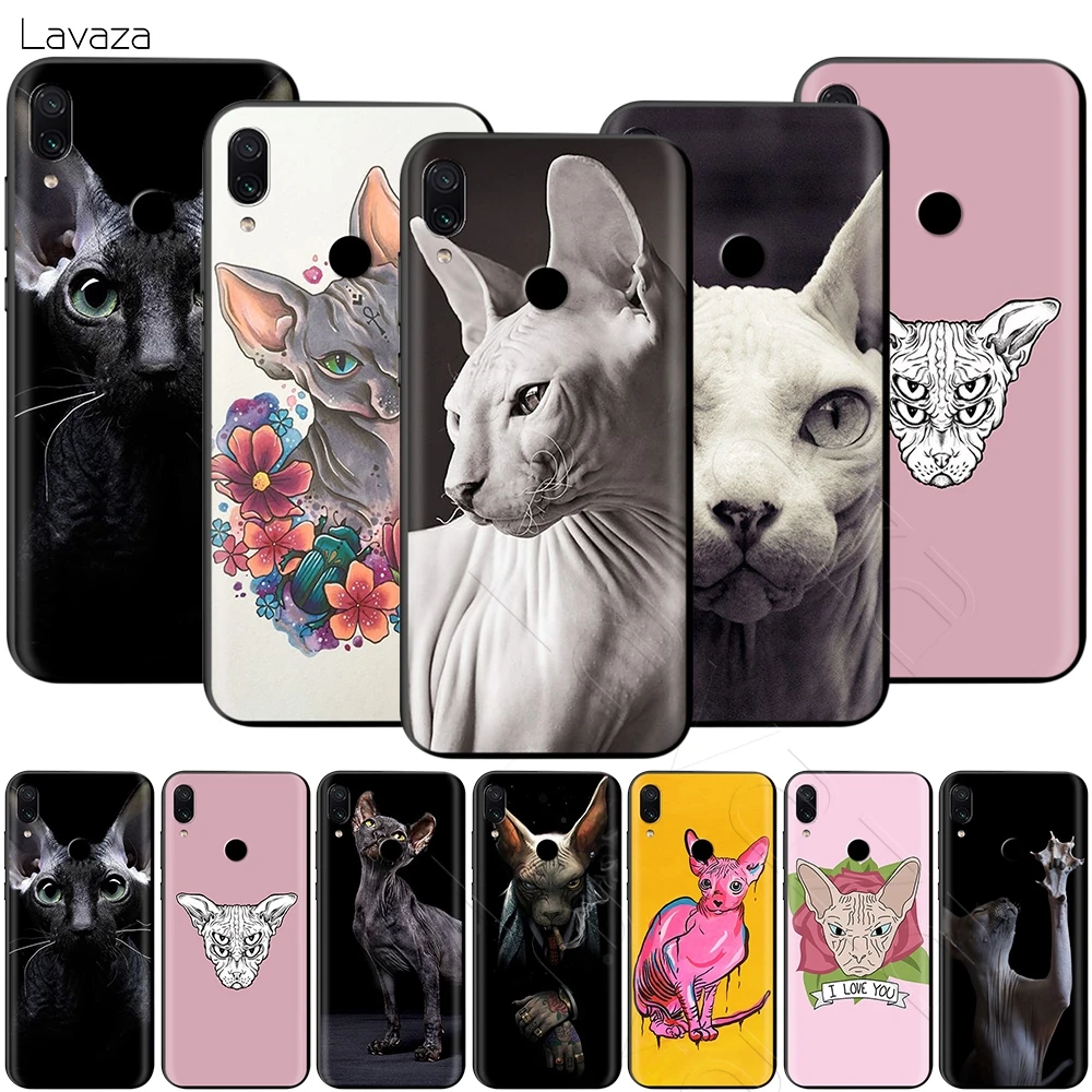 

Lavaza Sphynx Sphinx Cat Case for Xiaomi Redmi Note 8 Pro MI MAX 3 6 8 9 SE A1 A2 Lite Plus Pocophone F1