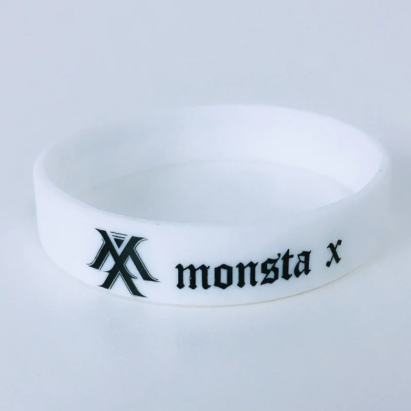 Горячая Распродажа модные браслеты KPOP Fan Monsta X с логотипом для мальчиков