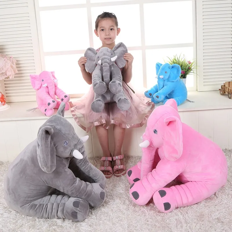 Hot-New-Arrival-33CM-1-Piece-Cute-4-colors-Elephant-Plush-Toy-With-Long-Nose-Pillows (2)