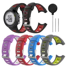 Мужские универсальные двухцветные силиконовые часы, ремешок для часов, браслет для Suunto QUEST M1 M2 M4 M5 M Series Smart Watch