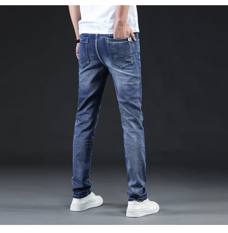 Icpans Gloria джинсы мужские Стрейчевые повседневные мужские джинсы деним лето осень брендовая одежда джинсы длинные брюки большой размер 42 44 46 Новинка