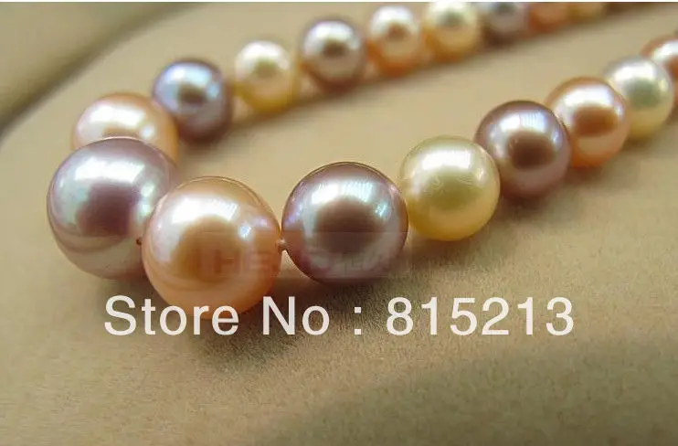 

ddh00452 CHARMING 10-12MM SOTUH SEA PINK PURPLE PEARL NECKLACE20INCH 14KGP 28% Discount