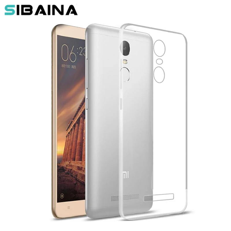 

Clear Slim Thin Transparent TPU Cover For Xiaomi Redmi note 3 Soft Skin Silicone Case for Redmi 3 Pro Fundas Coque