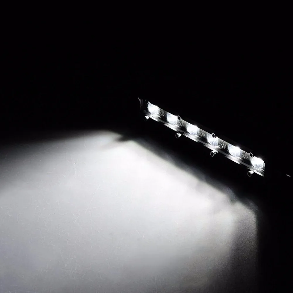 -7-inch-18W-Spot-Flood-Ultra-Slim-Single-LED-Light-Bar-Work-Off-road-For (3)