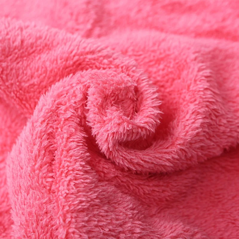 SINSNAN Microfiber Kitchen Towel Coral Velvet Super Absorbent Wash Towel Bowl Cloth Dishcloth Tableware Household Cleaning Towel