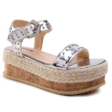 Big Size 42 Bukle Strap Wedges Shoes For Women Summer Shoes Sandals Heels Open Toe Gladiator shoes pladtform sandals цена Big Size 42 Bukle Strap Wedges Shoes For Women Summer Shoes Sandals Heels Open Toe Gladiator shoes pladtform sandals цены онлайн