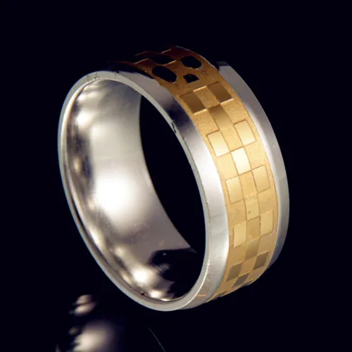 

8mm Titanium Band Brushed Wedding Stainless Steel Solid Ring Men Women