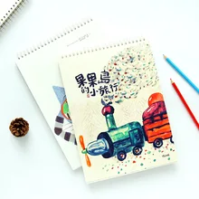 1 шт. Корея канцтовары оптом милый мультфильм эскиз студент творческий живопись книга DIY Doodle Sketchbook