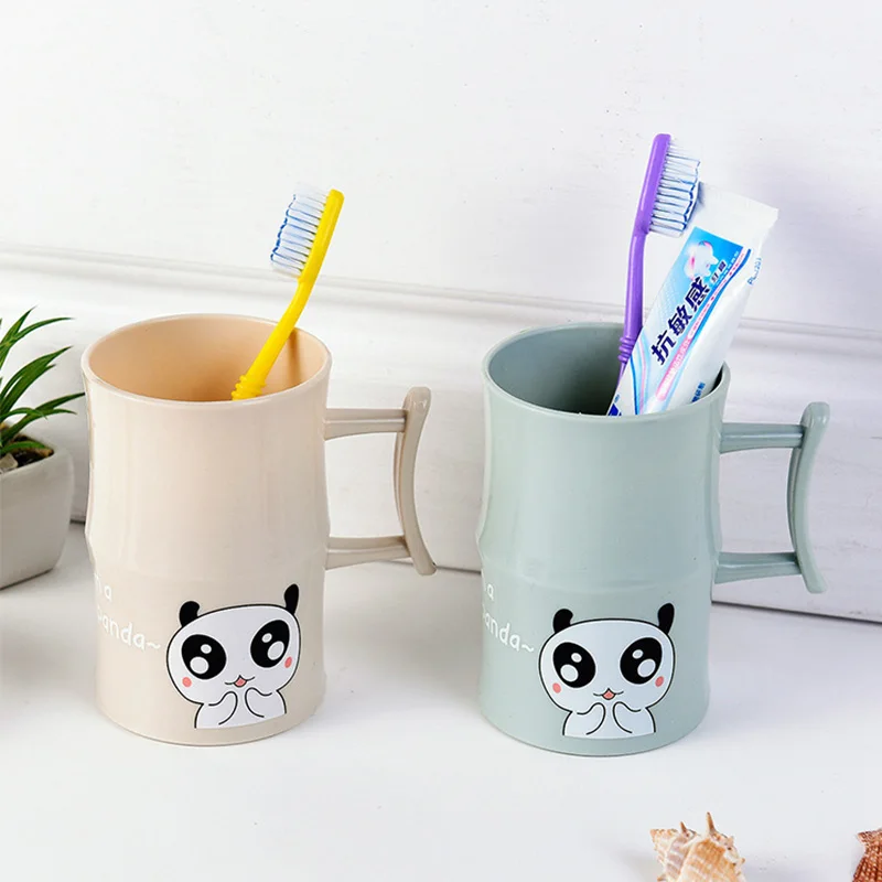 

Plastic Cartoon Animal Toothbrush Cup Bathroom Tumbler Mouthwash Travel Toothbrush Holder Cup Home Bathroom Accessories Rat
