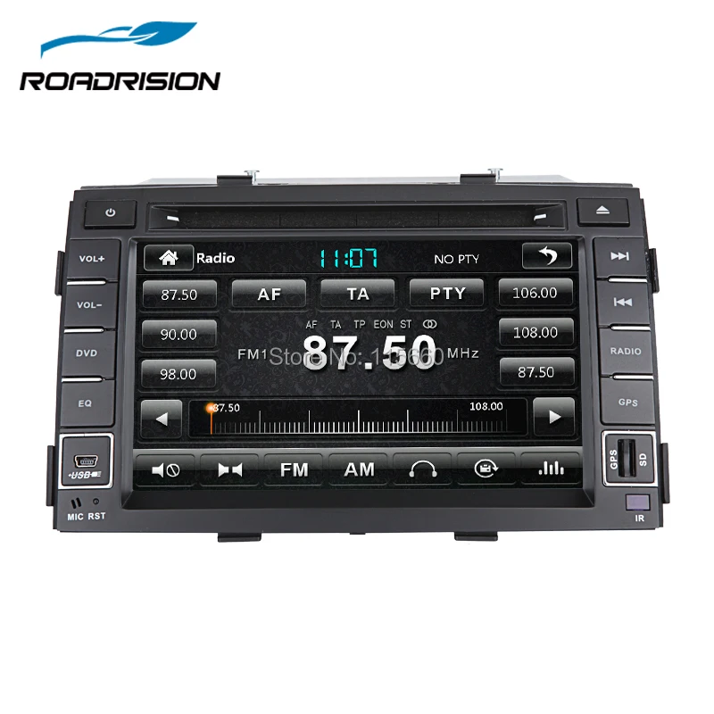 Roadrision 2Din 7 дюймов Автомобильная dvd магнитола плеер для KIA Sorento 2010 2012 gps Авто Радио