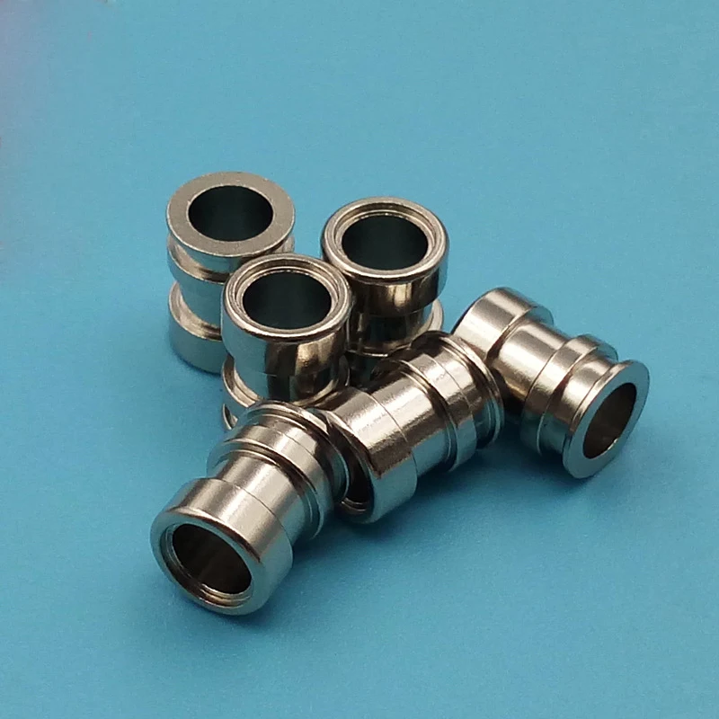 

2 pcs Earphone metal pure copper sound mouth mouth sound mouth diy ring iron moving iron headset accessories