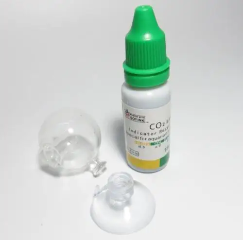 

Aquatic Aquarium CO2 Glass Drop Checker PH Term Monitor Fish Tank Test 15ml