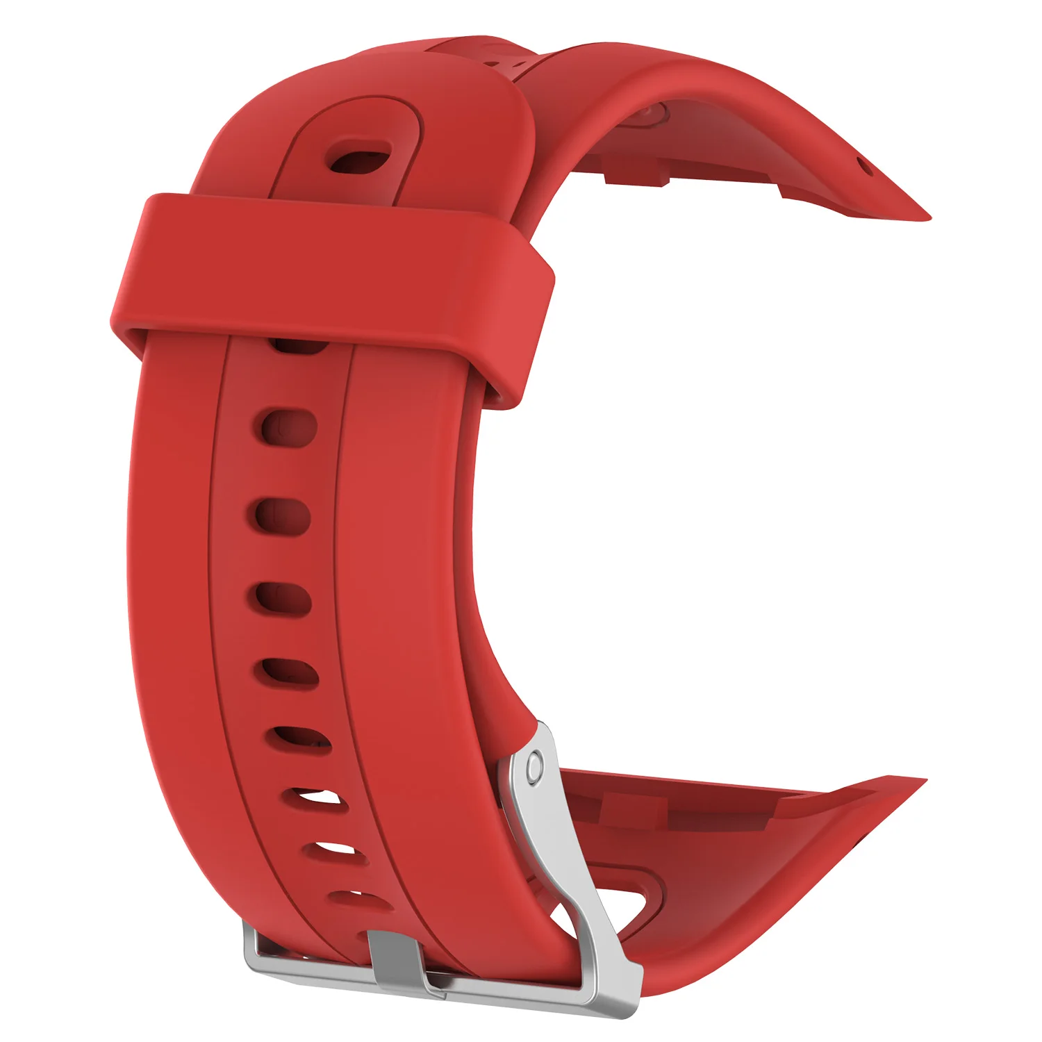 Замена спортивные smart watch силиконовый ремешок для наручных часов для Garmin Forerunner 10/15 gps ремешок для часов - Цвет: Red