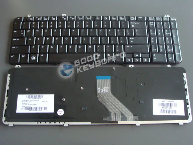 

100% NEW FOR HP Pavilion DV6-1000 US Keyboard BLACK 511885-001 574261-001 534606-001 530580-001 9J.N0Y82.H01 AEUT3U00140