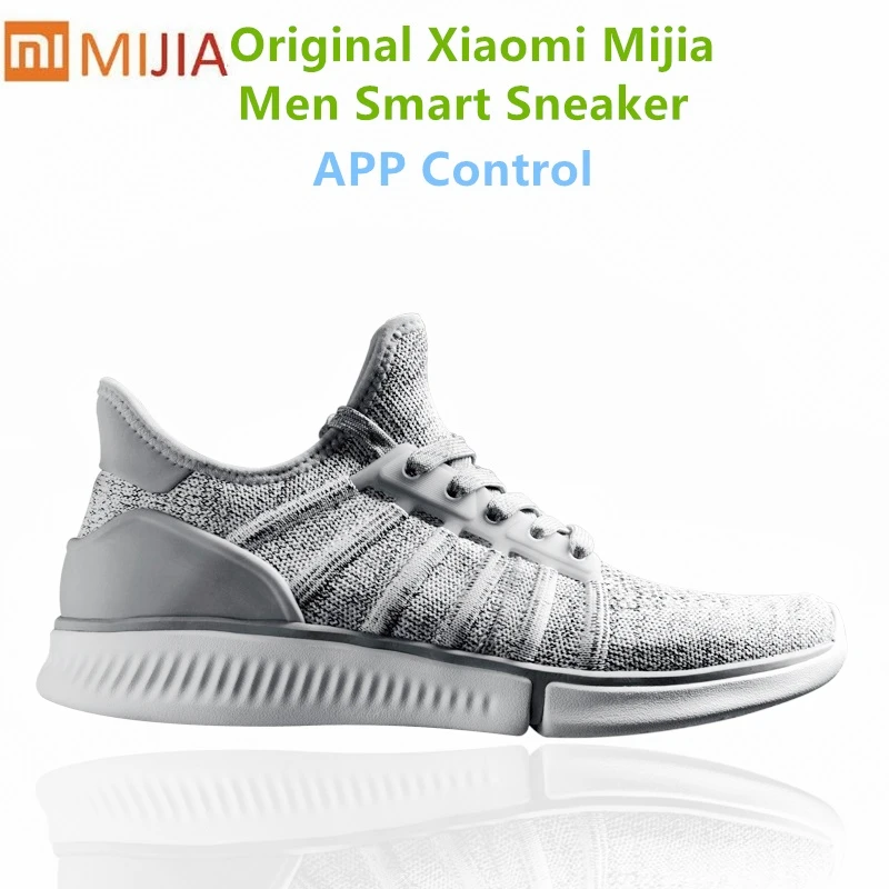 Original Xiaomi Mijia Men Smart Sneaker Breathable Air Mesh mi smart sneakers Sports Shoes Light Free Running Shoes APP Control цена Original Xiaomi Mijia Men Smart Sneaker Breathable Air Mesh mi smart sneakers Sports Shoes Light Free Running Shoes APP Control цены онлайн