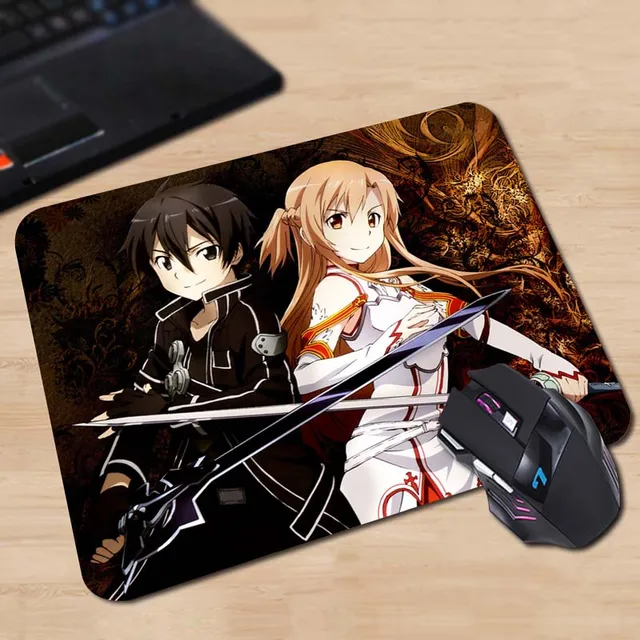Babaite Your Own Style Amazing Mouse Pad Sword Art Online Kirito and Asuna Customized Computer