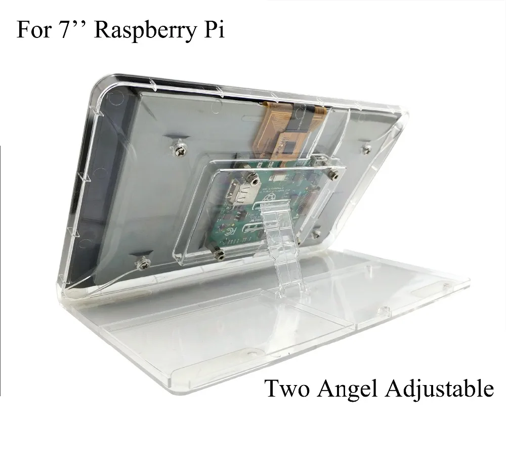 7 дюймовый сенсорный экран прозрачный корпус из АБС пластика для Raspberry Pi с