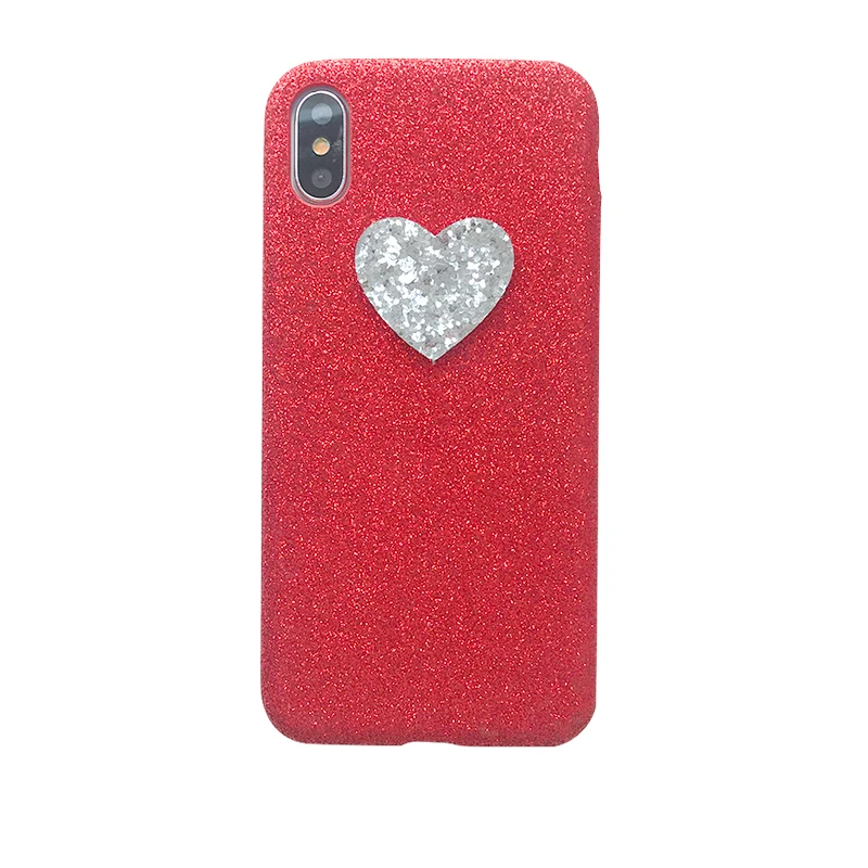 

Aoweziic Flash powder For iPhone X XS MAX XR mobile phone shell love girl 7plus protection sleeve personality new I8 lovely 6S