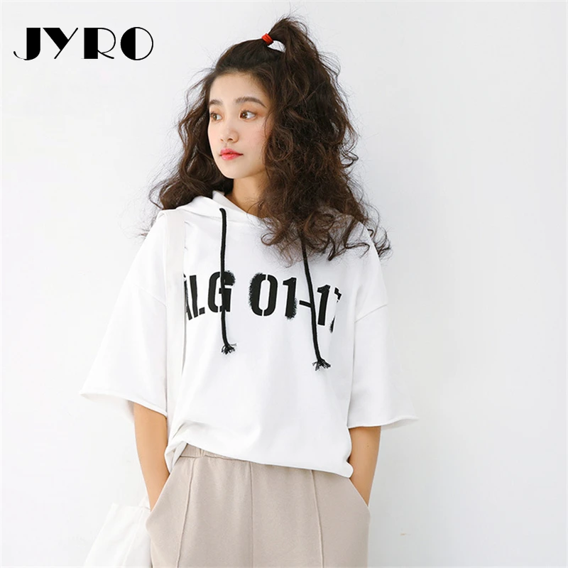 Women Casual Cotton T-Shirt Take A Hike Letter Print Short Sleeve O-Neck Tee Summer Loose Tops Romacci