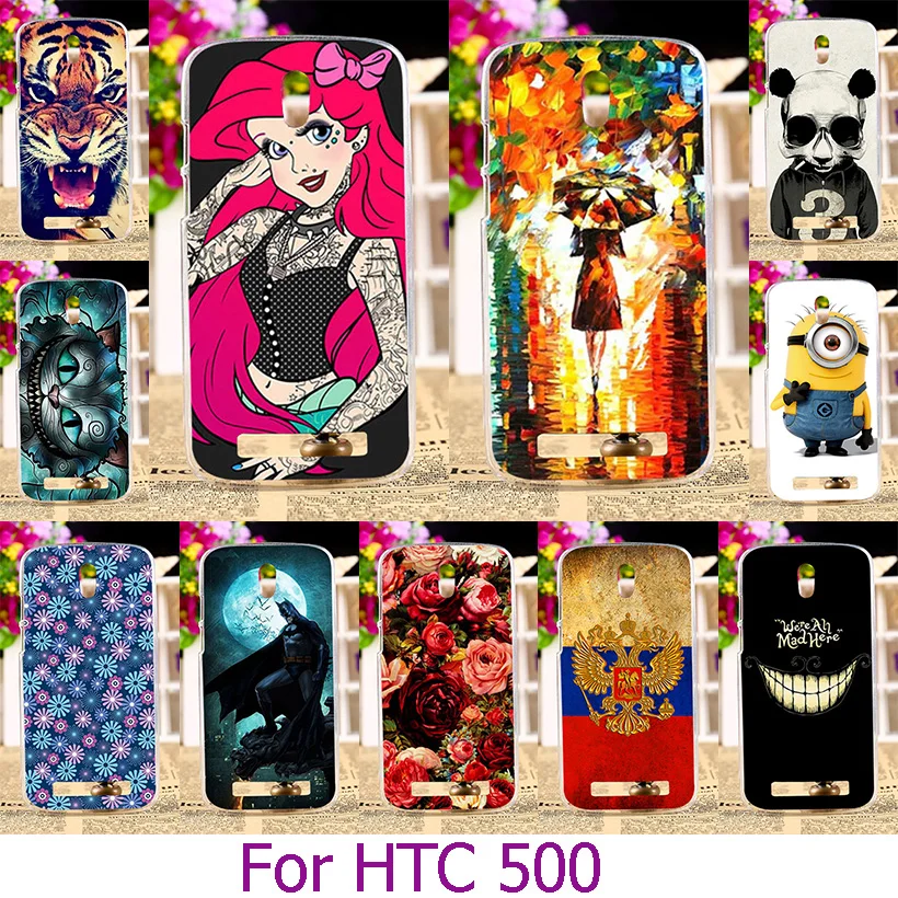 

Ojeleye Soft TPU Hard Plastic Case For HTC 500 506 E Case For HTC Desire 500 506E 5088 5060 4.3 inch Case Cover housing
