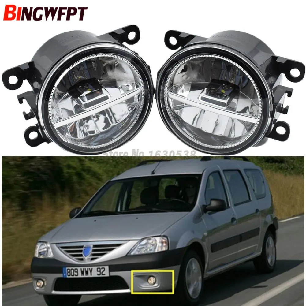 

2pcs/Set Car Styling Led Fog Lights High Brightness white Fog Lamps 12V H11 For Dacia Logan MCV KS_ 2007