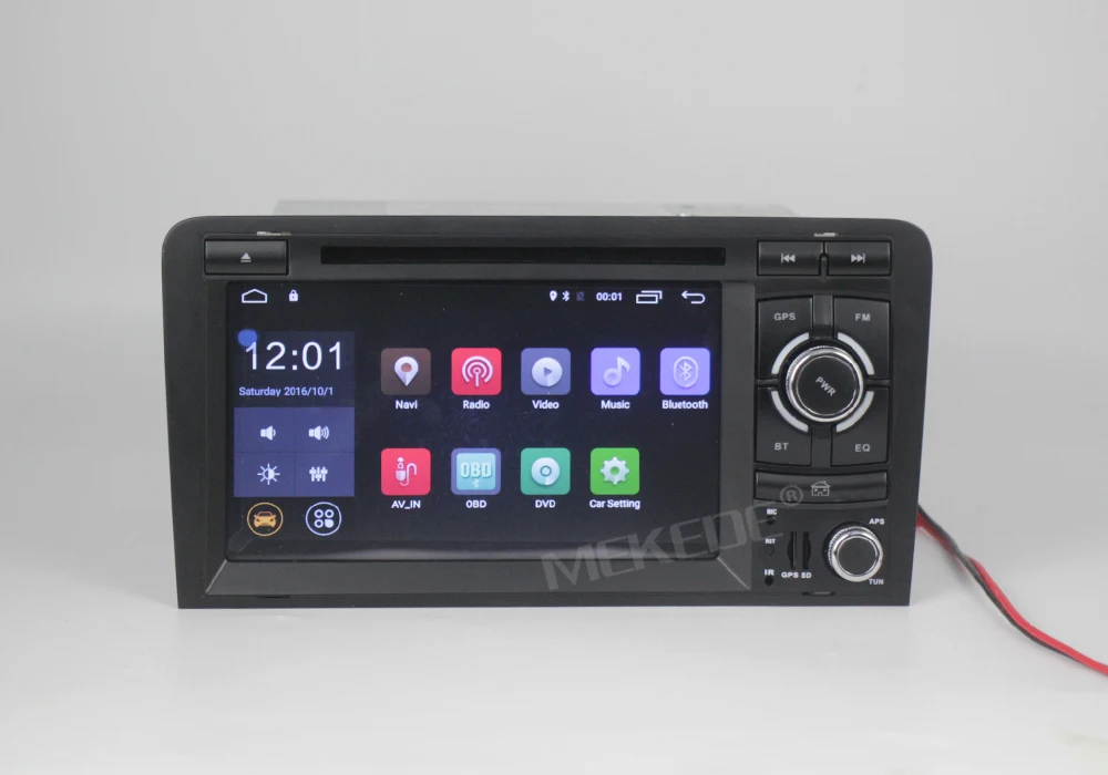 Discount Android 7.1 2G RAM  Car DVD GPS For Audi/A3 2002-2011 With Wifi 4G GPS Navigation BT Radio Steering wheel control Canbus+8G MAP 22
