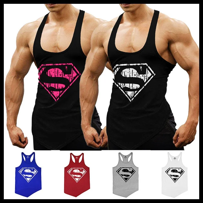 

OA Vintage Longline tank top for Men Irregular Hem Summer Bodybuilding Fitness workout Vest Stringer tops Sportwear