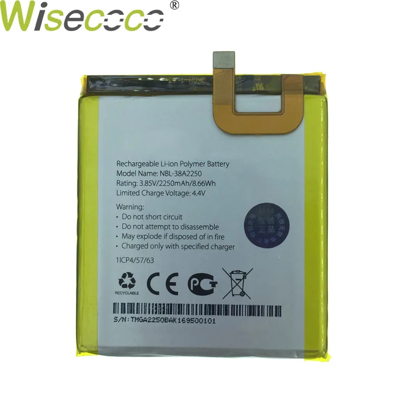 Wisecoco NBL 38A2250 2250 мАч 3 85 В Встроенный аккумулятор для Neffos X1 TP902A TP902C Замена