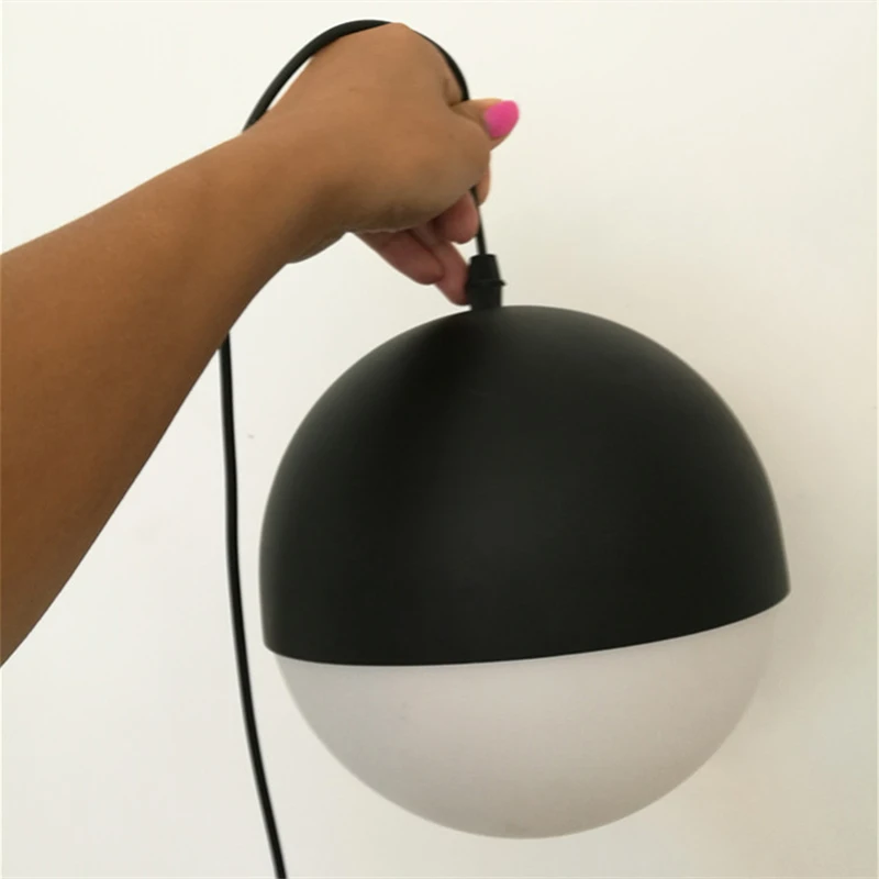 Современный светодиодный светильник с геометрическими линиями, подвесной светильник со стеклянными шариками для гостиной, столовой, спальни
