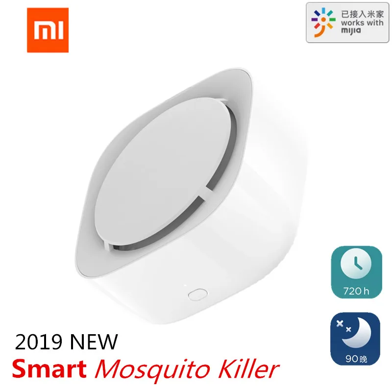 Оригинальный Портативный репеллент от комаров Xiaomi Mijia умный без нагрева сменные