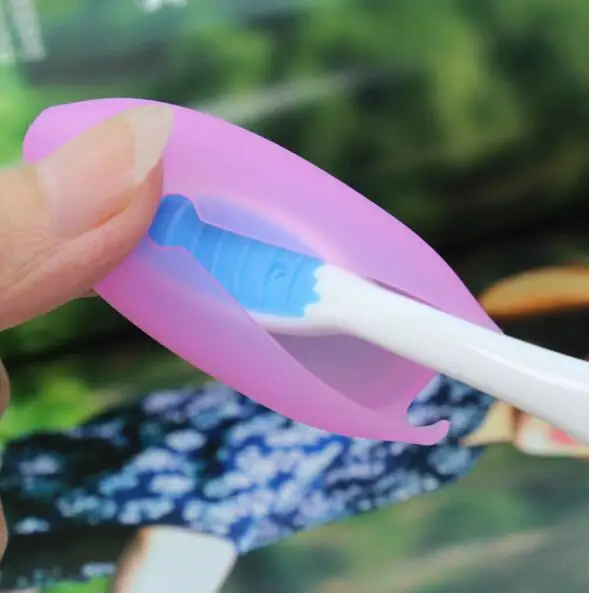 Travel Camping Protect Toothbrush Head Cleaner Cover Case Box Holder Protect Hike Brush Cleaner Brush 7