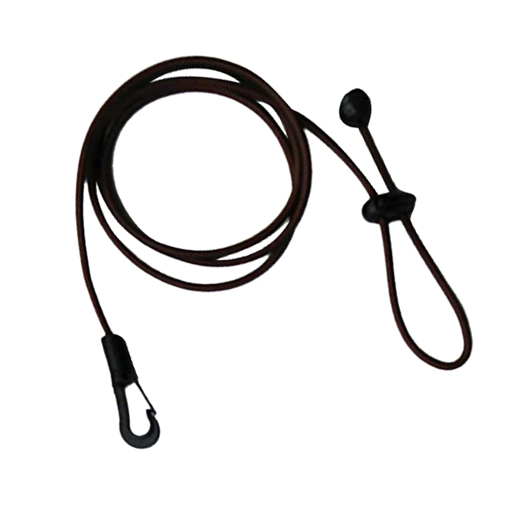 120cm Kayak Canoe Paddle Leash Clip Safety Fishing Rod Tether Holder coffee Water Sports Rafting Surfing Swimming Rowing Boats