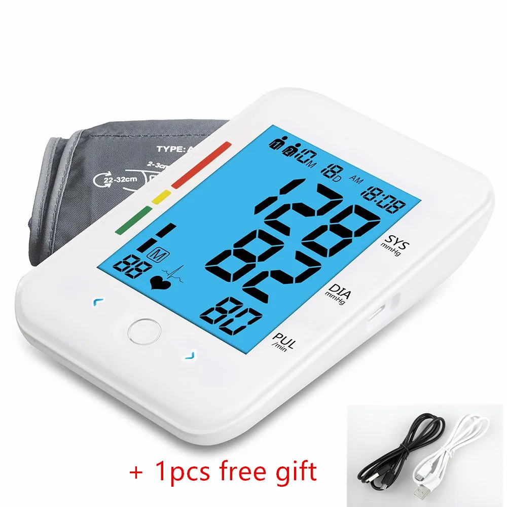 Ultra thin Digital Automatic Sphygmomanometer Arm Blood Pressure