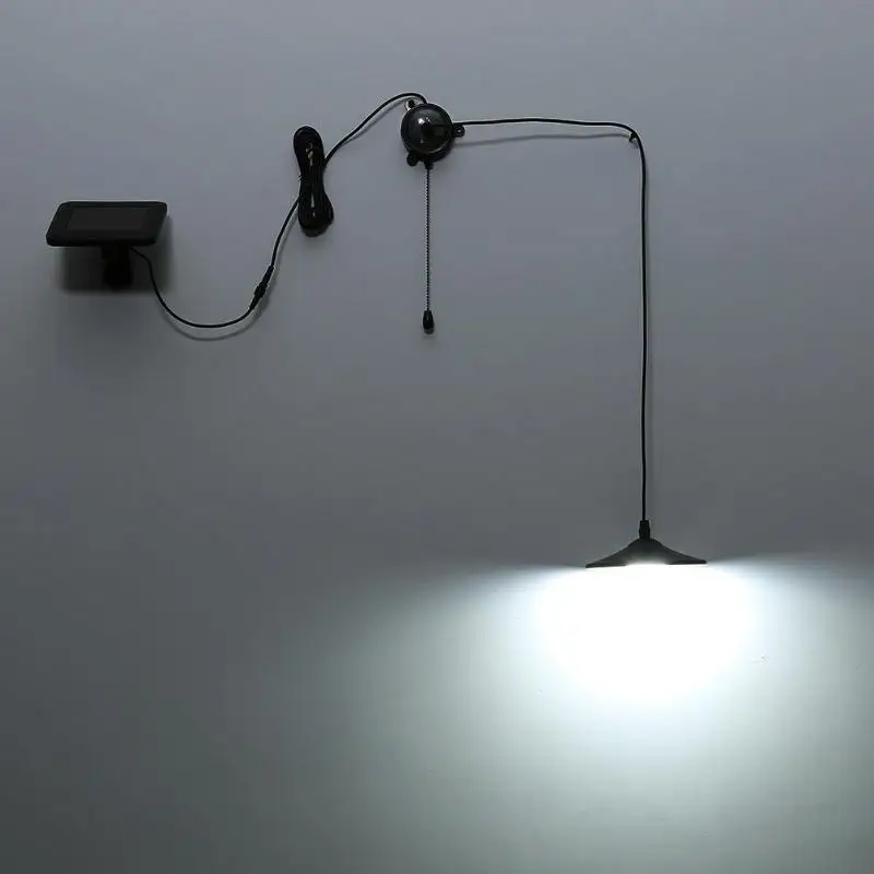 

Solar Power Light Stainless Steel Indoor Room Ceiling Hanging Pendant Lamp Reading Study Bar Counter with Remote Control