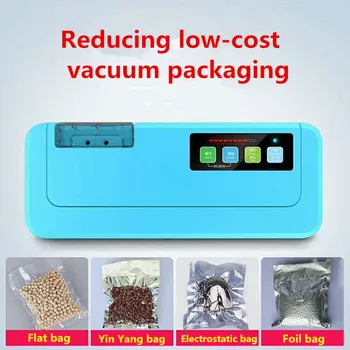 

Small Commercial Vacuum Packaging Machine Wet and Dry Sealing Machine General Vacuum Bag Vacuum Plastic Sealing 110~220V 220W