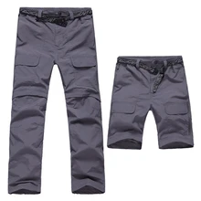 2017 Summer Removable Quick Drying Trekking Pants With Belt Outdoor Breathable Men Trousers Sports Hiking Camping Pants RM071