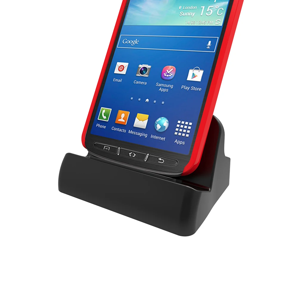 

iMobi4 Original High Black Desktop Cradle Docking Station Charger for Samsung Galaxy S6 Edge S4 Note5 Mate Compatible Micro USB