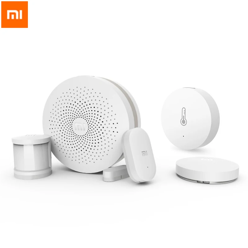 Xiaomi умный дом Комплект Mijia шлюз двери окна человеческого тела датчик температуры